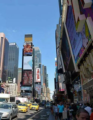 南宁宣传片亮相纽约时报广场 每天40次连续播