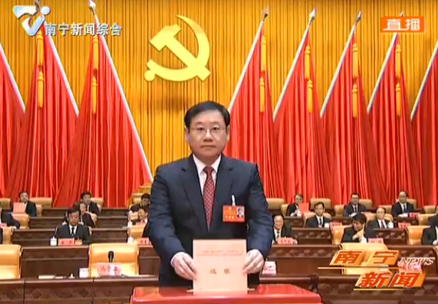 中国共产党南宁市第十二次代表大会举行第二次全体会议