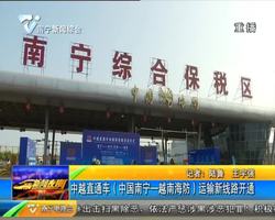中越直通車(中國南寧-越南海防)運輸新線路開通 中越直通車(中國南寧-越南海防)運輸新線路開通