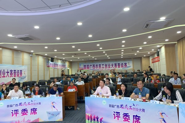 2019年首届广西农民工创业大赛举行晋级赛 20个项目获决赛入场券