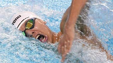 军运会-中国选手季新杰夺得男子200米自由泳金牌