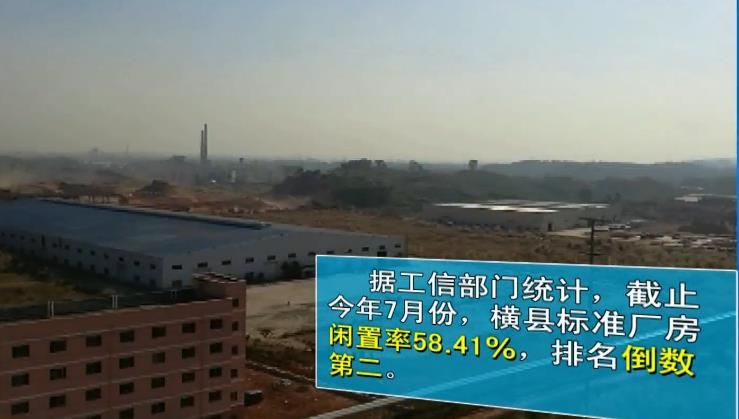 横县：闲置低效工业用地，厂房闲置率达58.41%