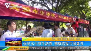 保护水生野生动物 期待你我共同参与 保护水生野生动物 期待你我共同参与