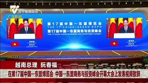越南总理阮春福在第17届中国—东盟博览会暨中国—东盟商务与投资峰会开幕式致辞
