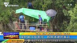 保护邕江母亲河 拆除违建钓鱼台 保护邕江母亲河 拆除违建钓鱼台