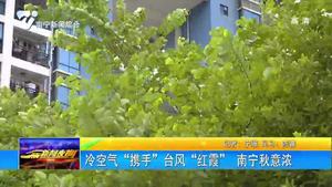 冷空气“携手” 台风“红霞” 南宁秋意浓 冷空气“携手” 台风“红霞” 南宁秋意浓