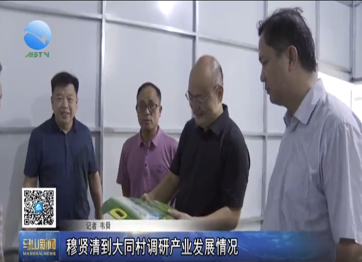 穆贤清到大同村调研产业发展情况