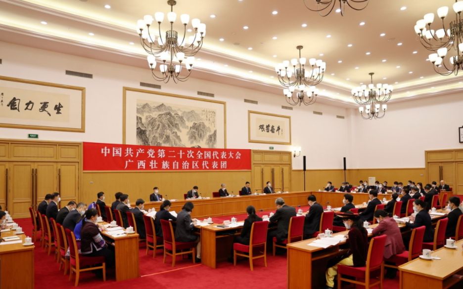 党的二十大广西代表团召开全体会议