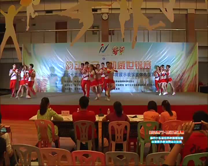 40号 南宁职业技术学院校健美操队