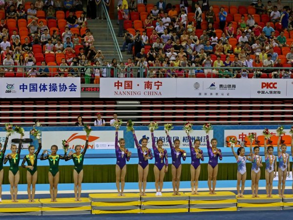 2014全國體操錦標賽浙江女團奪冠