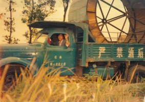 建台初期外借运送设备车辆