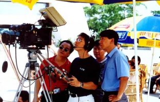 台庆15周年《跃动的星空》拍摄现场。