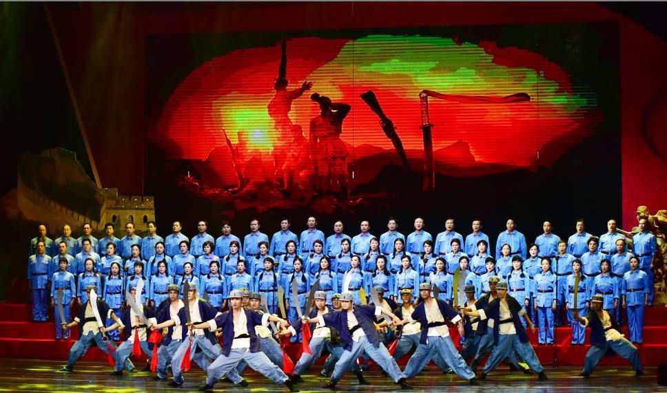 南宁各界纪念抗战胜利70周年文艺演出