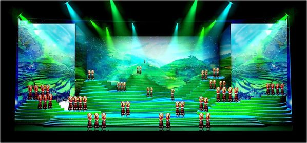 2015民歌节舞美玩出新花样