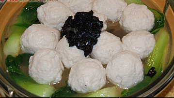 钦州名菜：清蒸豆腐圆