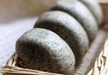 奶香黑芝麻饅頭