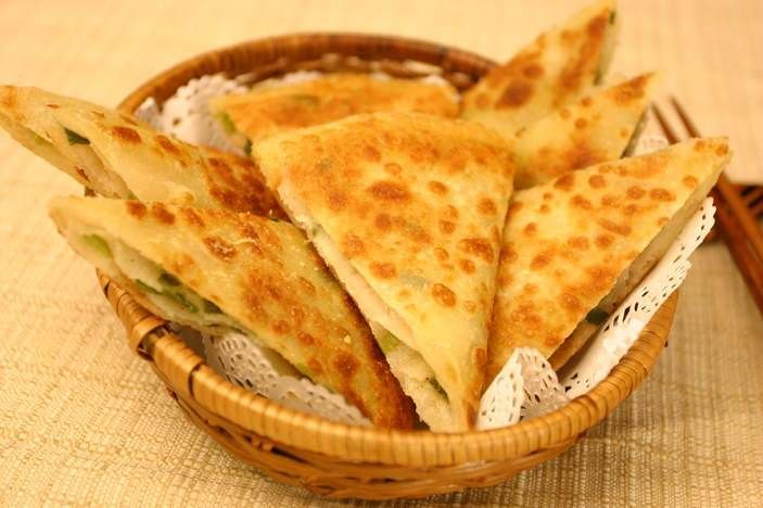 早餐快制美食——蔥油餅