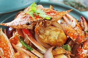 海邊美味——姜蔥炒蟹