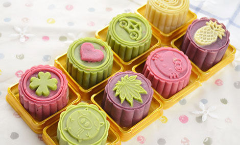 自制卡通月餅