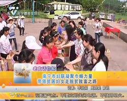 南宁市妇联凝聚巾帼力量 带领贫困妇女走脱贫致富之路