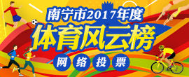 南宁市2017年度体育风云榜网络投票