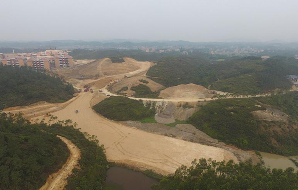 防城港市“堤路园”项目进入全面施工阶段