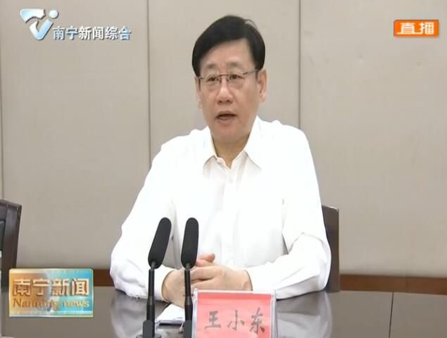 南宁市召开2019年环广西公路自行车世界巡回赛（南宁站）赛事筹备工作情况汇报会 王小东讲话