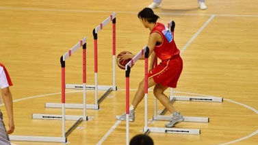 军运会空军五项篮球项目-中国队包揽男女个人第一