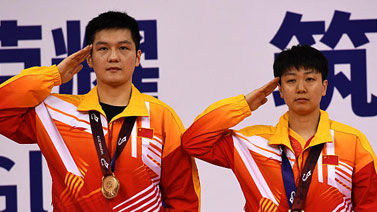 混双项目包揽冠亚 中国队收获军运会乒乓球第二金