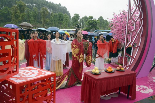南宁园博园三·八妇女节之“花朝”民俗活动    