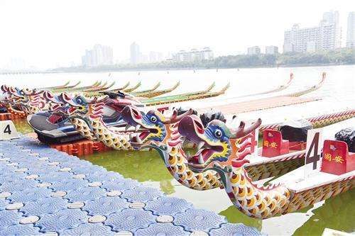 南宁端午龙舟赛  6月7日在邕江孔庙段附近水域举行