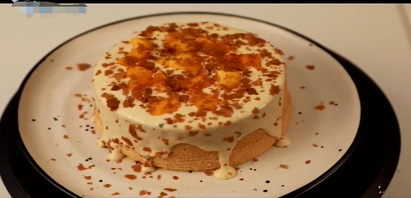 北海道芒果酱爆蛋糕 