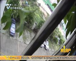 巡视楼市 墙体水泥块脱落从高空砸下 小区居民吓坏了