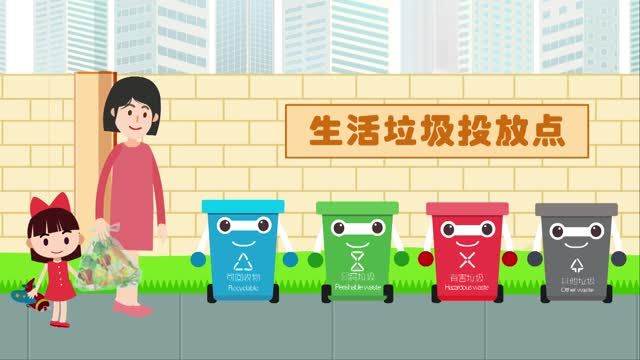 三等奖：《倡导垃圾分类 建设美好家园》