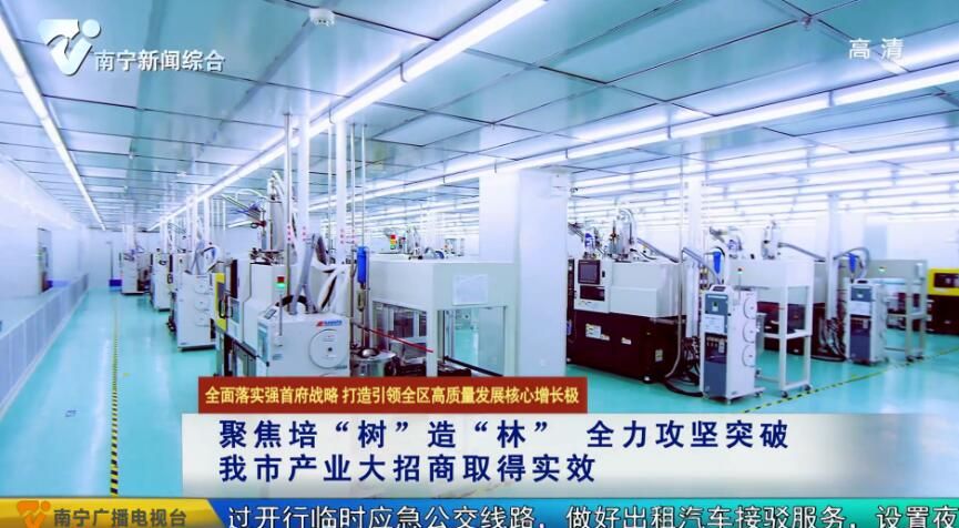 【全面落实强首府战略 打造引领全区高质量发展核心增长极】聚焦培“树”造“林” 全力攻坚突破 南宁市产业大招商取得实效