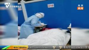 丈夫为战“疫”妻子作画  隔空喊话“做一辈子家务”