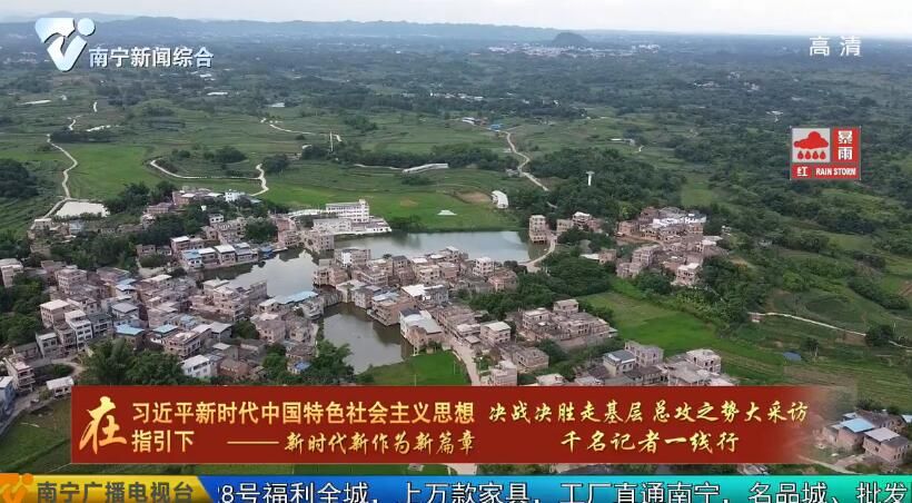 千名记者一线行丨邕宁区华康村：多渠道销售稳收入 农机惠农挑上“金扁担”