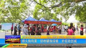 【创建全国文明城市】烟头换鸡蛋 奶粉罐换绿植 妙招助创城