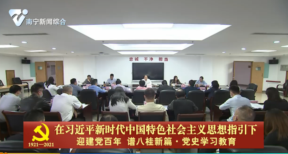 【在习近平新时代中国特色社会主义思想指引下——迎建党百年  谱八桂新篇·党史学习教育】强化指导督导 注重宣传引导 服务服从大局 推动党史学习教育走深走实