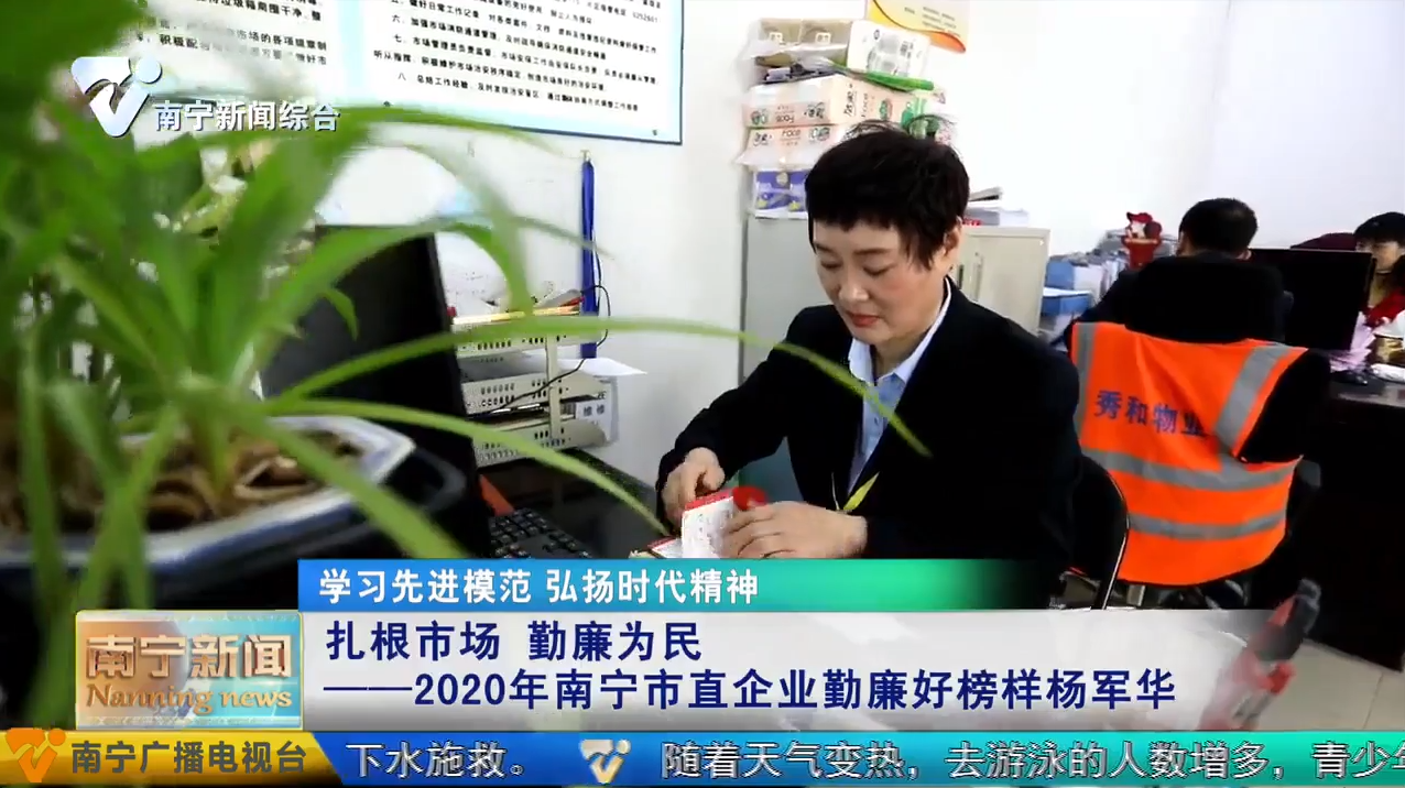 扎根市场 勤廉为民——2020年南宁市直企业勤廉好榜样杨军华