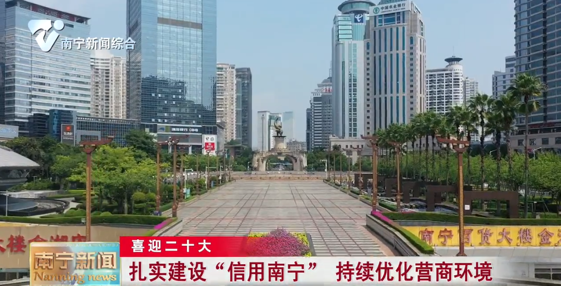 扎实建设“信用南宁”  持续优化营商环境