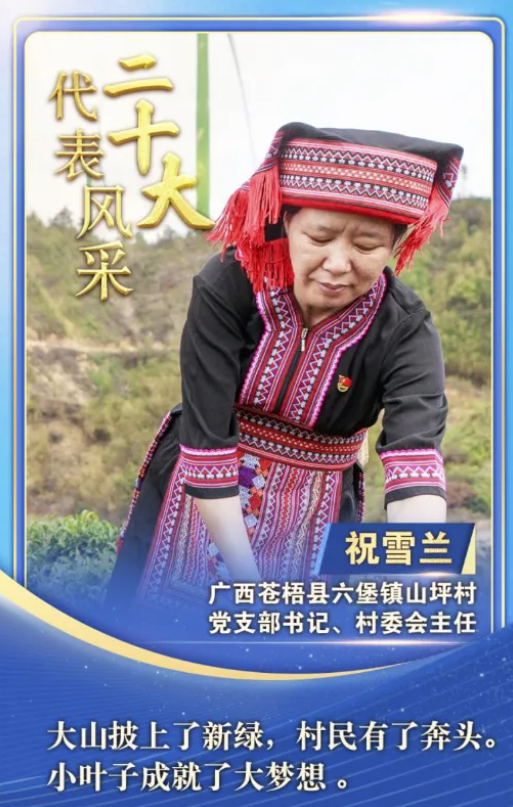 二十大代表风采 | 祝雪兰：小茶叶拉动致富大梦想