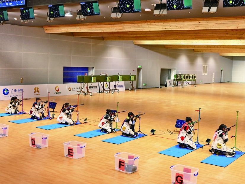 巴黎奥运会同款电子报靶系统服务学青会