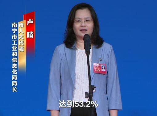 卢晴：2022年南宁工业投资增长53.2% 增速创近21年新高