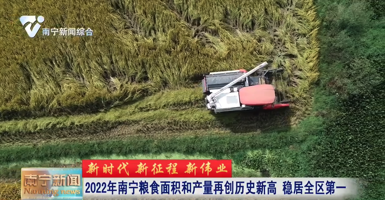 【新时代 新征程 新伟业】2022年南宁粮食面积和产量再创历史新高  稳居全区第一