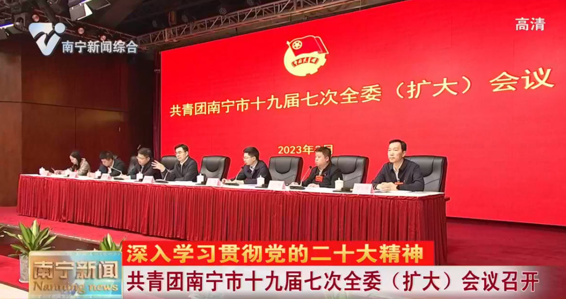共青团南宁市十九届七次全委（扩大）会议召开