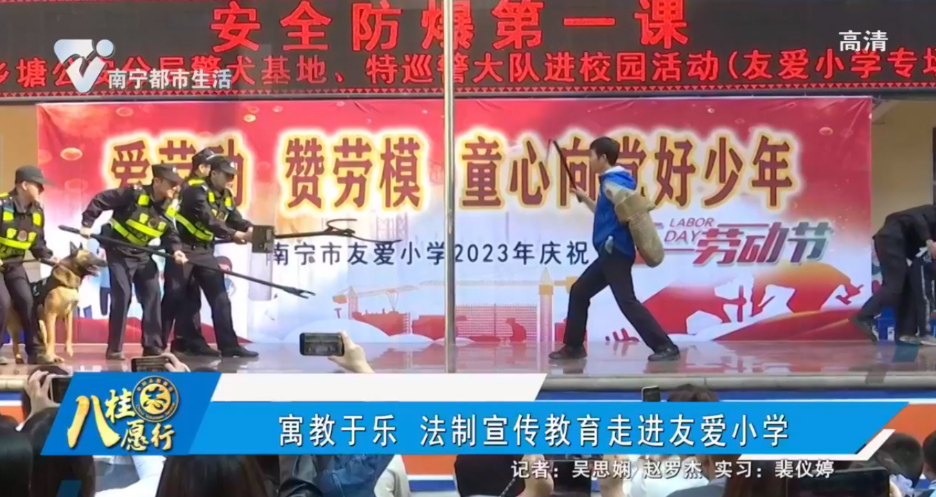 寓教于乐 法制宣传教育走进友爱小学