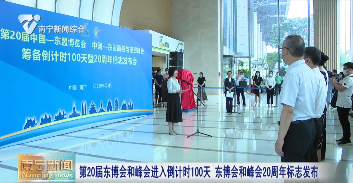 第20屆東博會和峰會進入倒計時100天 東博會和峰會20周年標志發布