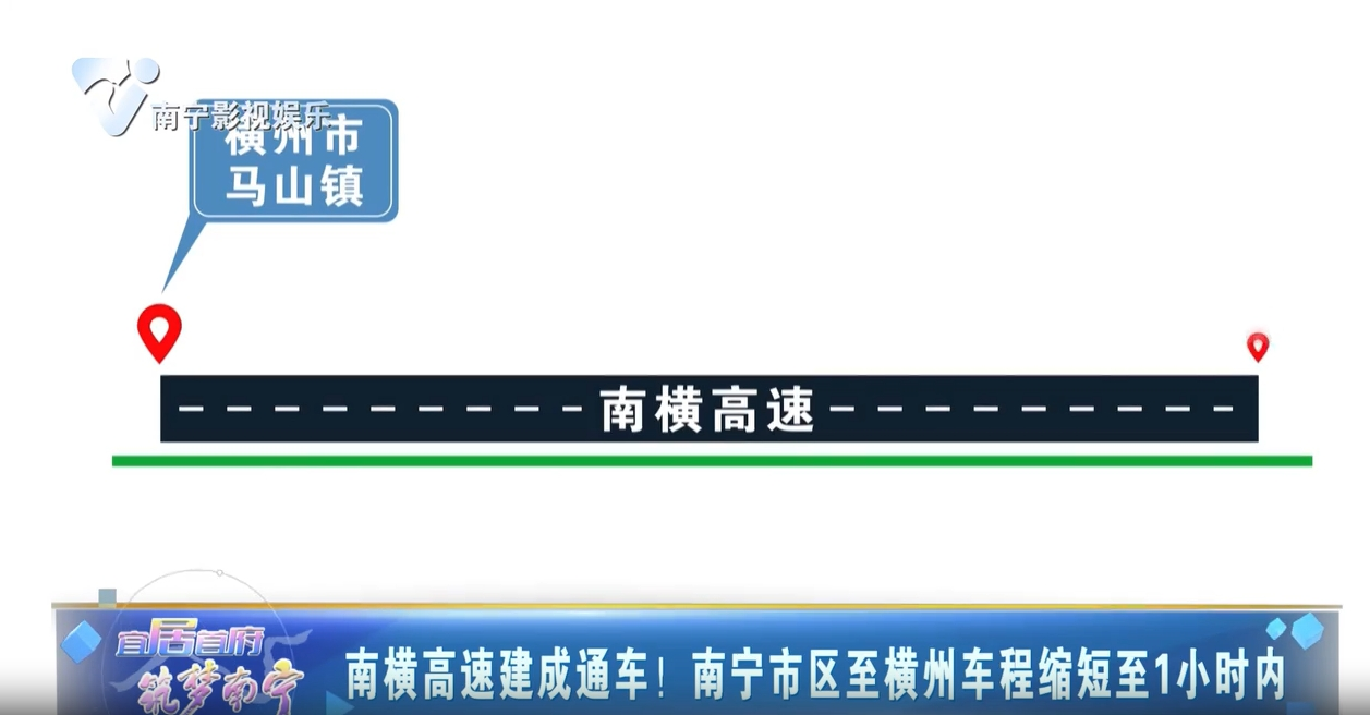 南横高速建成通车！南宁市区至横州车程缩短至1小时内
