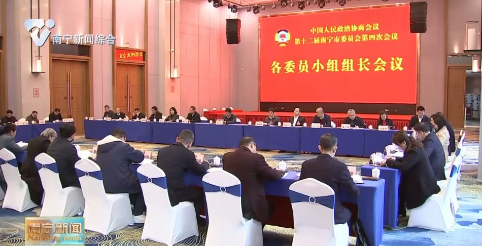市政协十二届四次会议各委员小组组长会议召开